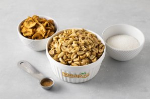 Арахисовая паста с яблоком