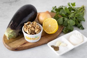 Баклажаны дольками по-грузински Баклажаны дольками по-грузински