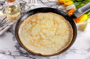 Блины с клюквенной начинкой