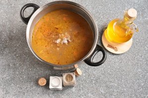 Чечевичный суп с мясом