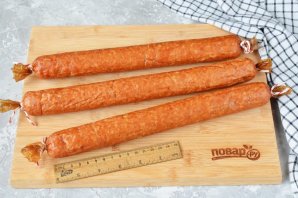 Домашняя колбаса из курицы