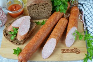 Домашняя колбаса из курицы