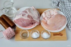 Домашняя колбаса в коллагеновой оболочке