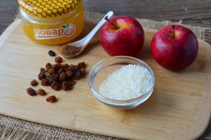 Фаршированные яблоки с рисом в духовке