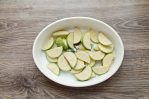 Форель с кабачками в духовке