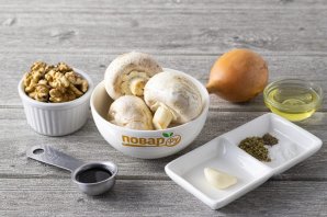 Грибной паштет с грецким орехом
