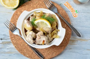 Индейка с лимоном в духовке