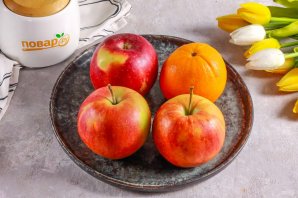 Яблоки запеченные с апельсином