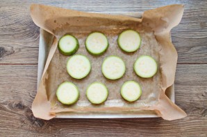 Кабачки с сыром фета в духовке