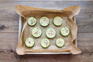 Кабачки с сыром фета в духовке