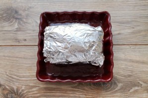 Карбонат в духовке с яблоками