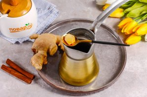Кофе с имбирем и корицей