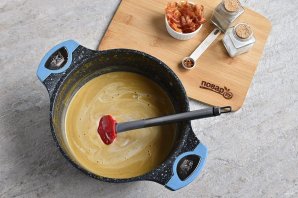 Крем-суп из тыквы с беконом