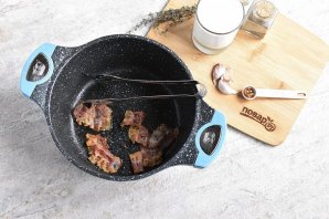 Крем-суп из тыквы с беконом