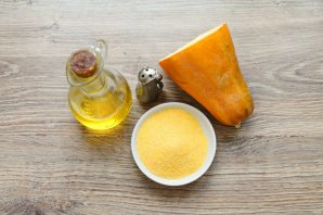 Кукурузная каша с кабачком