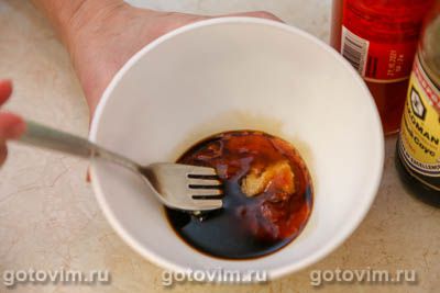 Куриные шашлычки с ананасами на шпажках