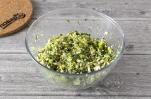 Лепешки с брокколи