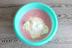 Малиновые панкейки