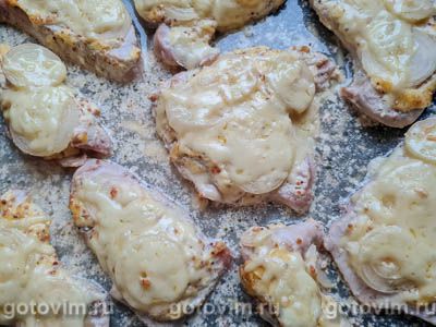 Мясо по-французски из индейки Мясо по-французски из индейки