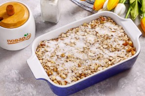 Мюсли запеченные с яблоком