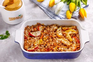 Мюсли запеченные с яблоком