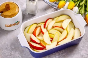 Мюсли запеченные с яблоком