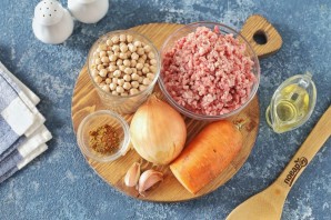 Нут с фаршем