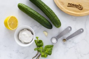 Огуречно-мятный холодный суп