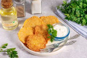 Оладьи из икры карпа