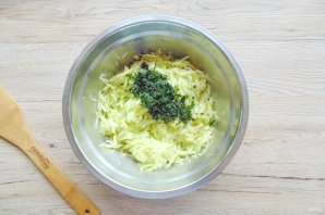 Оладьи из кабачков на ряженке