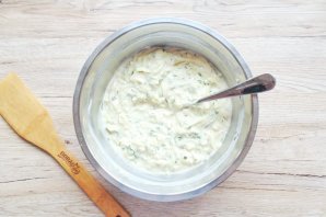 Оладьи из кабачков на ряженке