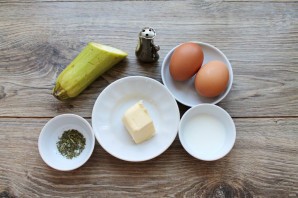 Омлет из кабачков в микроволновке