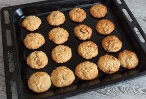 Печенье с вяленой клюквой