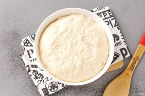 Пицца с сёмгой и креветками