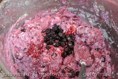 Пирог из теста на овсяных хлопьях с творогом и черникой Пирог из теста на овсяных хлопьях с творогом и черникой