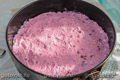 Пирог из теста на овсяных хлопьях с творогом и черникой Пирог из теста на овсяных хлопьях с творогом и черникой