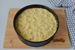 Пирог с клюквой и штрейзельной крошкой