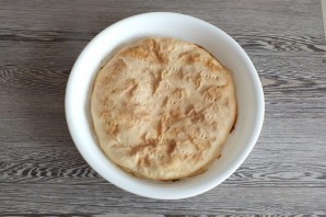 Пирог с жареными яблоками