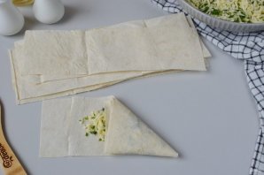 Пирожки в лаваше