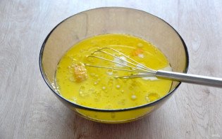 Полента с яблоками