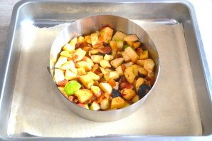 Полента с яблоками