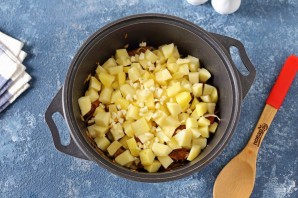 Рагу из курицы с овощами