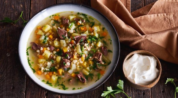 Рассольник с индюшиными потрошками, пошаговый рецепт с фото Рассольник с индюшиными потрошками, пошаговый рецепт с фото