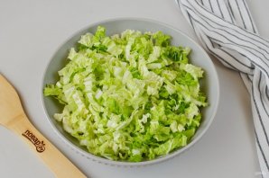 Рецепт салата с пекинской капустой и курицей