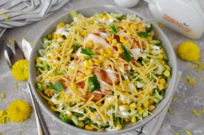 Рецепт салата с пекинской капустой и курицей