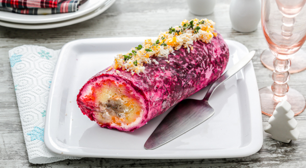 Рулет Селедка под шубой, пошаговый рецепт с фото Рулет Селедка под шубой, пошаговый рецепт с фото