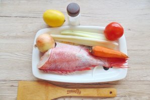 Рыба с сельдереем в духовке