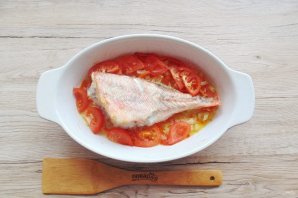 Рыба с сельдереем в духовке