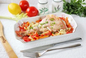 Рыба с сельдереем в духовке