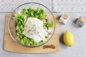 Салат "Гурман" с языком